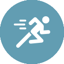 Exercising icon